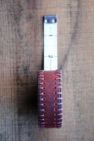 Hand-Stitched Leather Tape Measures