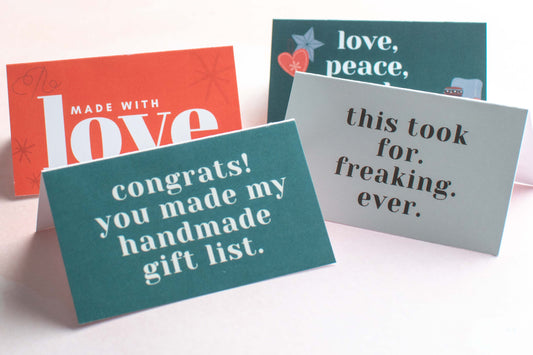 Mini "Care Instructions" Greeting Cards - Assorted