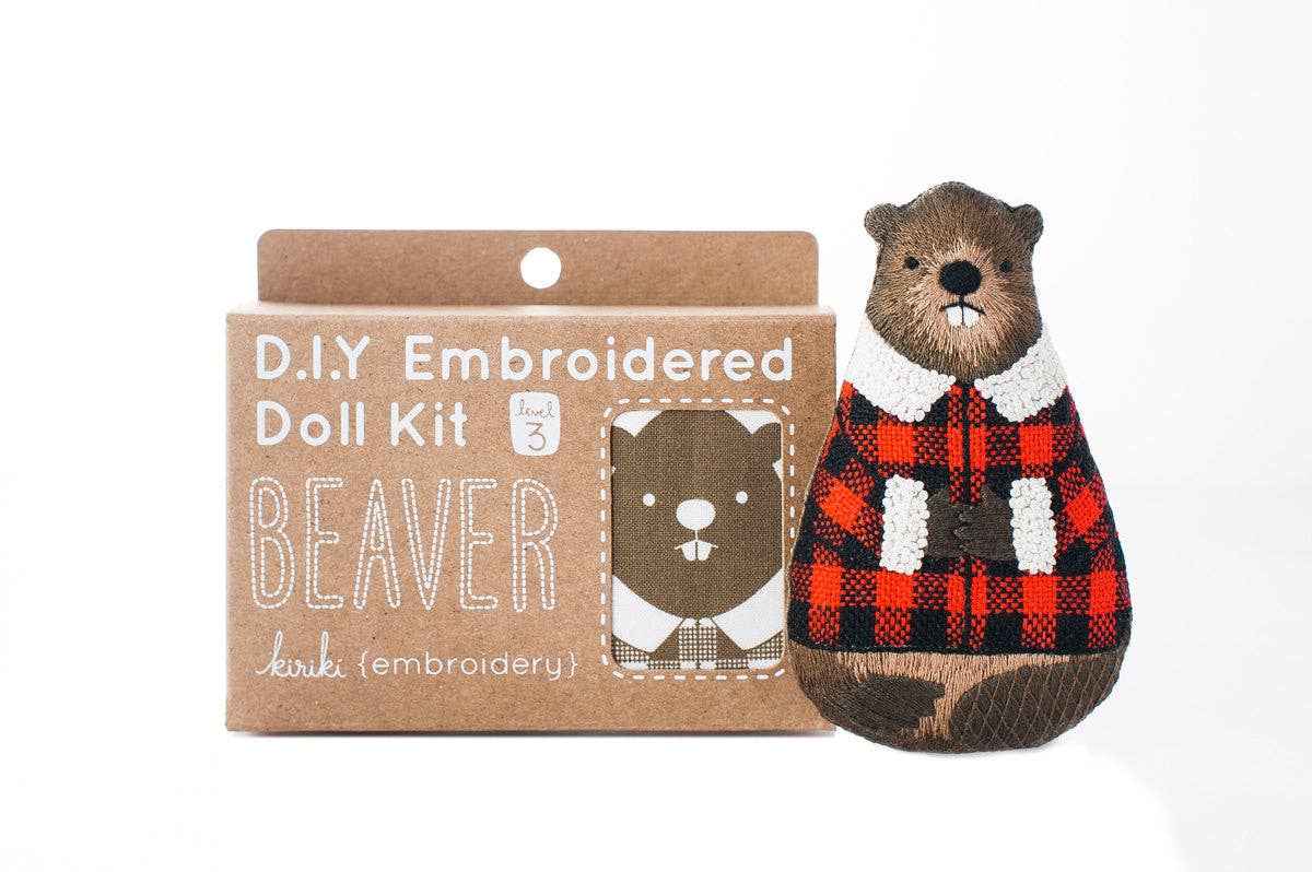 Beaver - Embroidery Kit