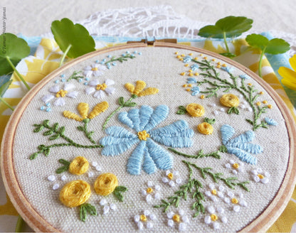 Blossoming Garden Embroidery Kit
