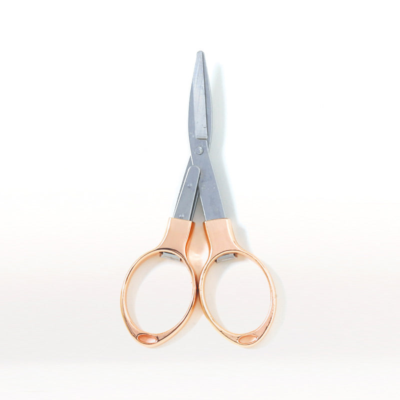 Folding Scissors - Rose Gold